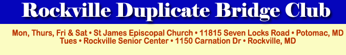 Rockville Duplicate Bridge Club